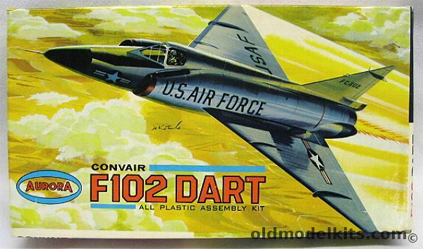 Aurora 1/121 Convair F-102 Dart - (Delta Dagger), 290-39 plastic model kit